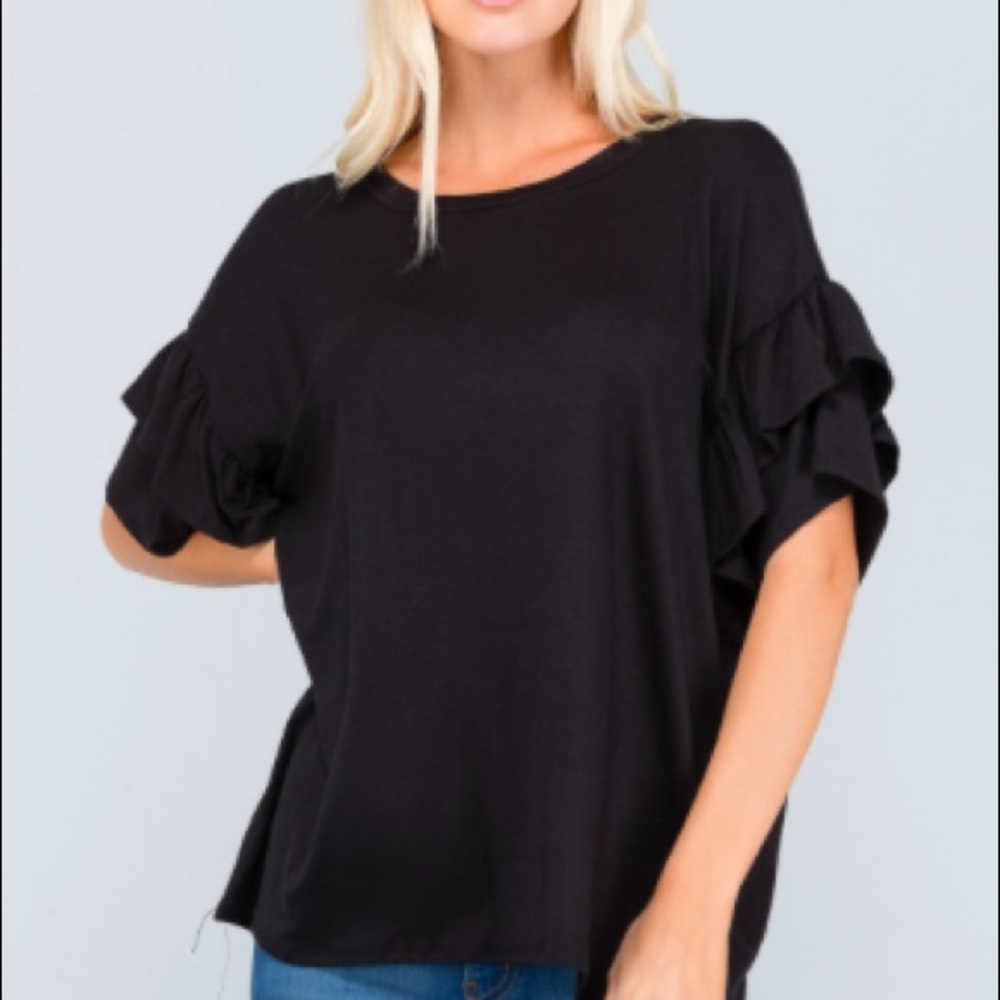 Ruffle tunic